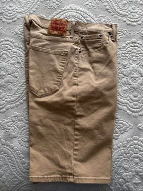 Levi's Men’s Tan Jean Shorts